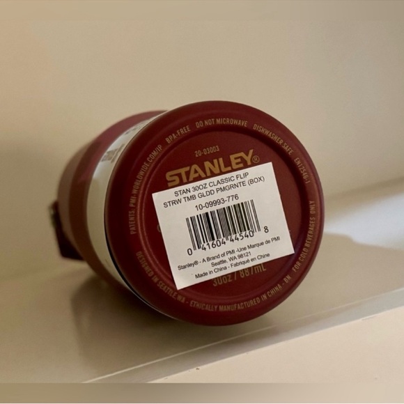 🎉LAST CHANCE🎉Stanley Iceflow FlipStraw 30oz Tumbler Glided Pomegranate - Picture 10 of 11